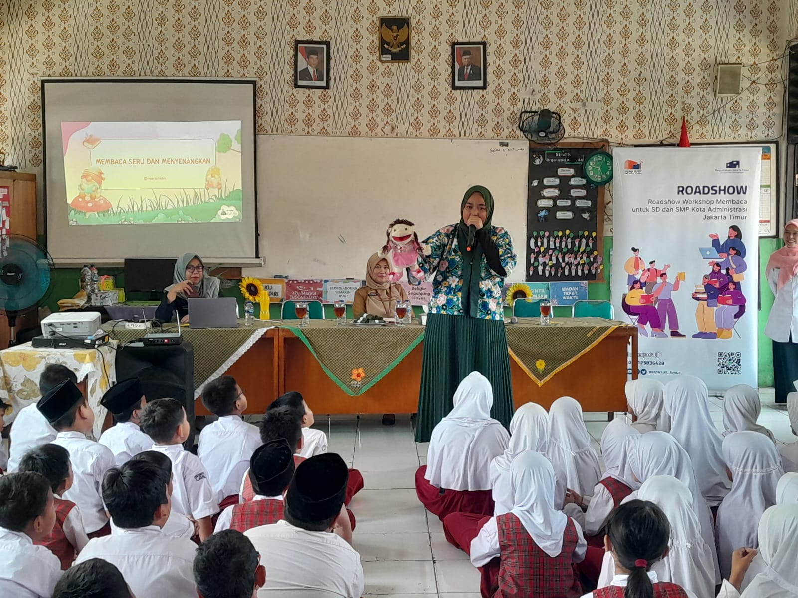 Roadshow Workshop Membaca Di SDN Kebon Pala 02 Pagi